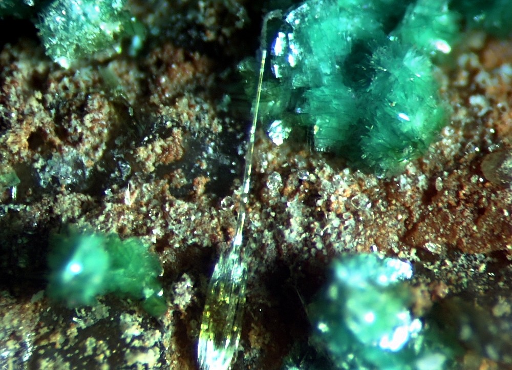 PARNAUITE ET OLIVENITE;
